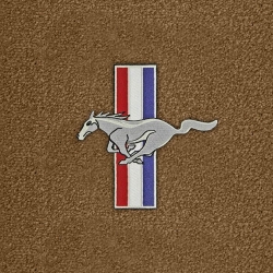 79-93 Floor Mats, Parchment w/Beige Pony Emblem
